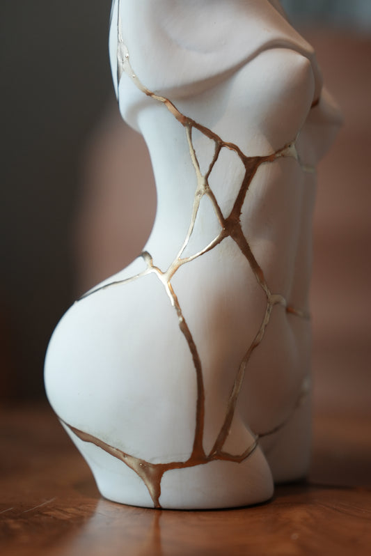 Female Form Kintsugi Vase