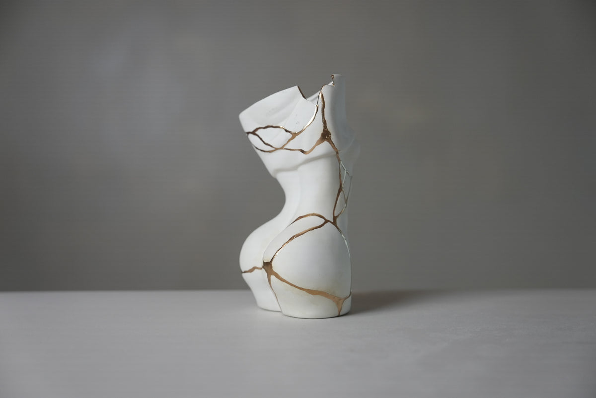 Female Form Kintsugi Vase