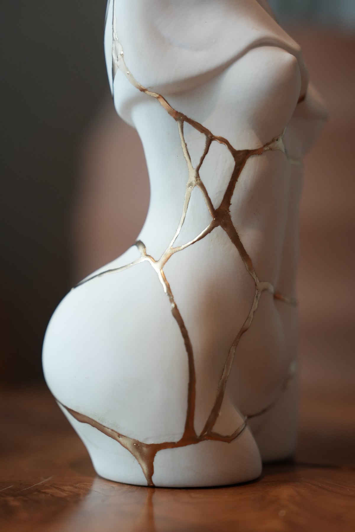 Female Form Kintsugi Vase