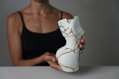 Female Form Kintsugi Vase