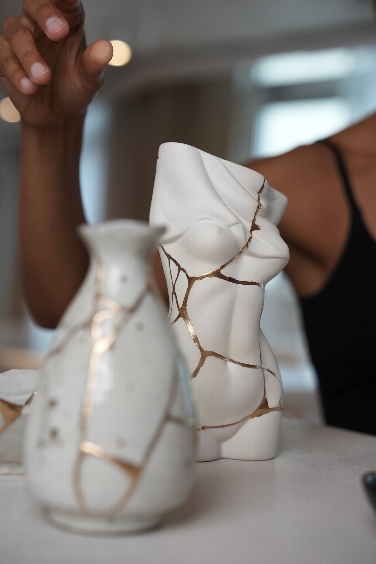 Female Form Kintsugi Vase
