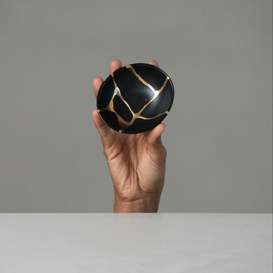 Black Kintsugi Ring Dish